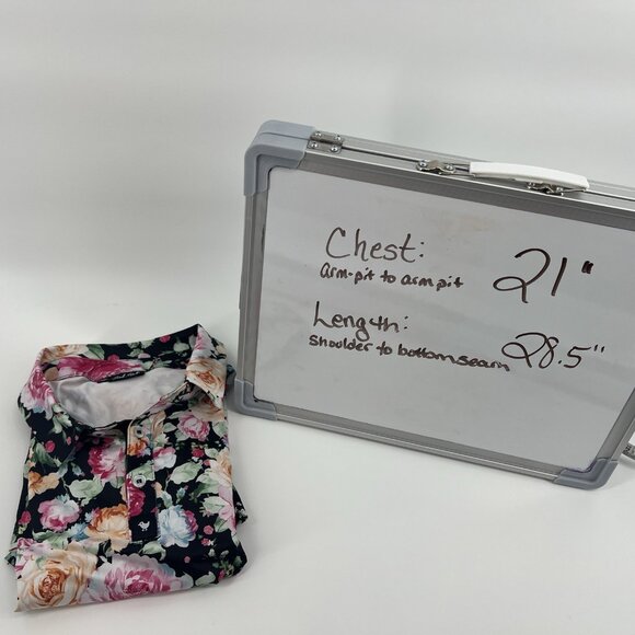 Bad Birdie Golf Polo Shirt Mens Floral Colorful Athletic Stretch Small S LNC - Picture 12 of 12